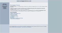 Desktop Screenshot of mortgage-terms.co.uk